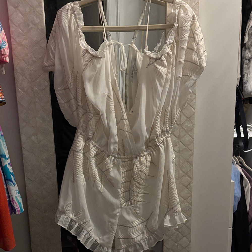 Lovers + Friends White Romper